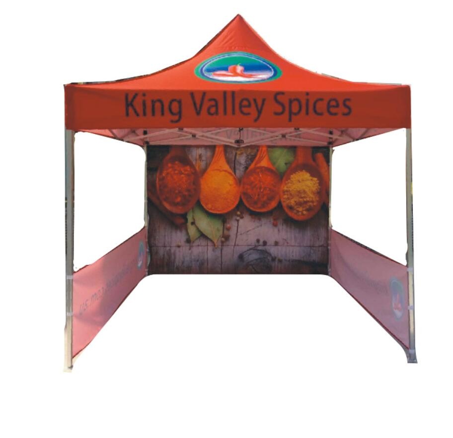 3x3m/3x4.5m/4x4m/3x6m/4x8m New High Quality Aluminium Hot Sale Customized Printing Promotion Tent