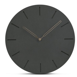 Black Forescolor MDF Wall Clocks,New Europe Style Wall Clocks, Silent Wooden Wall Clocks