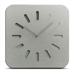 Square Silent Wall Clock,Large Wooden Wall Clock,New Style Creative MDF Wall Clock