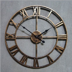 Large Size Metal Wall Clock