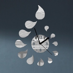 acrylic clocks watch wall clock modern design 3d crystal mirror watches home decoration living room