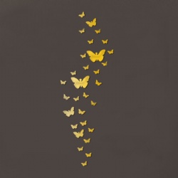 Flying Butterfly DIY Mirror Three-dimensional Acrylic Wall Stickers