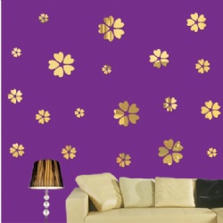 3D Small Flowers Shape DIY Promotion Wall Stickers