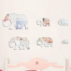 Elephants Wall Decor Stickers Gift for Kids Room Decoration