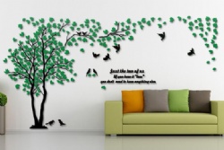 3D Large Size Tree Shape Home Decoration Wall Stickers For Kids Room