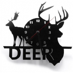 Hollow Shape Deer 7colors LED Lights Hanging Watch