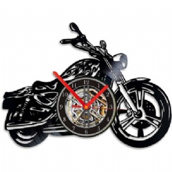 New Design Motorcycle Mute Decor Wall Clocks
