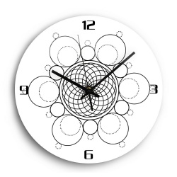 Printing Acrylic Noiseless Large Wall Clock For Living Room