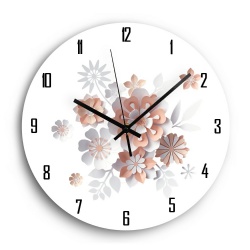 Custom 12 Inch relojes de pared Round Dial Shape Wall Clock for home decor
