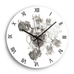 Custom Design Modern 12-Inch Plastic Silent Non Ticking wall clocks