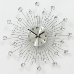 Creative wrought iron wall clock