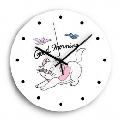 Quiet Home Decoration Kid's Room 3D Wall Clock