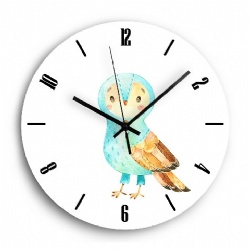 Modern 3D Wall Clock Self Hanging Wooden Wall Clock