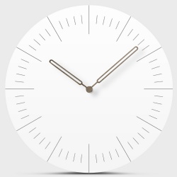 30cm Creative Wooden Round Wall Clock Hanging Modern Mute White Wall Clock