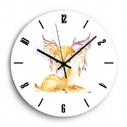 Modern Large Printing Wooden Wall Clock