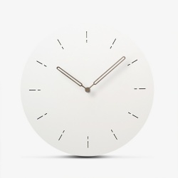 Simple Modern MDF White Wood Wall Clock Advanced Vogue Exquisite Artistic European Circular Silent Hanging Watch Home Decor Clocks