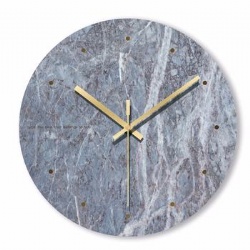 Wall Art Decorative Round Marble Picture Wall Clock