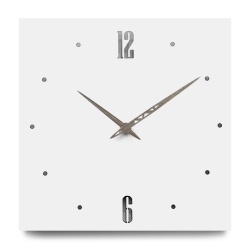 European Silent Wall Clock,Modern Design Wooden Wall Clock, Quartz Simple Wood Square Wall Clock